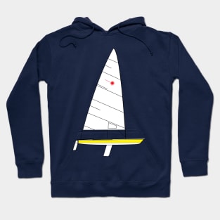 Laser Sailboat Hoodie